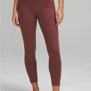Lululemon InStill High-Rise Leggings - Smoky Red